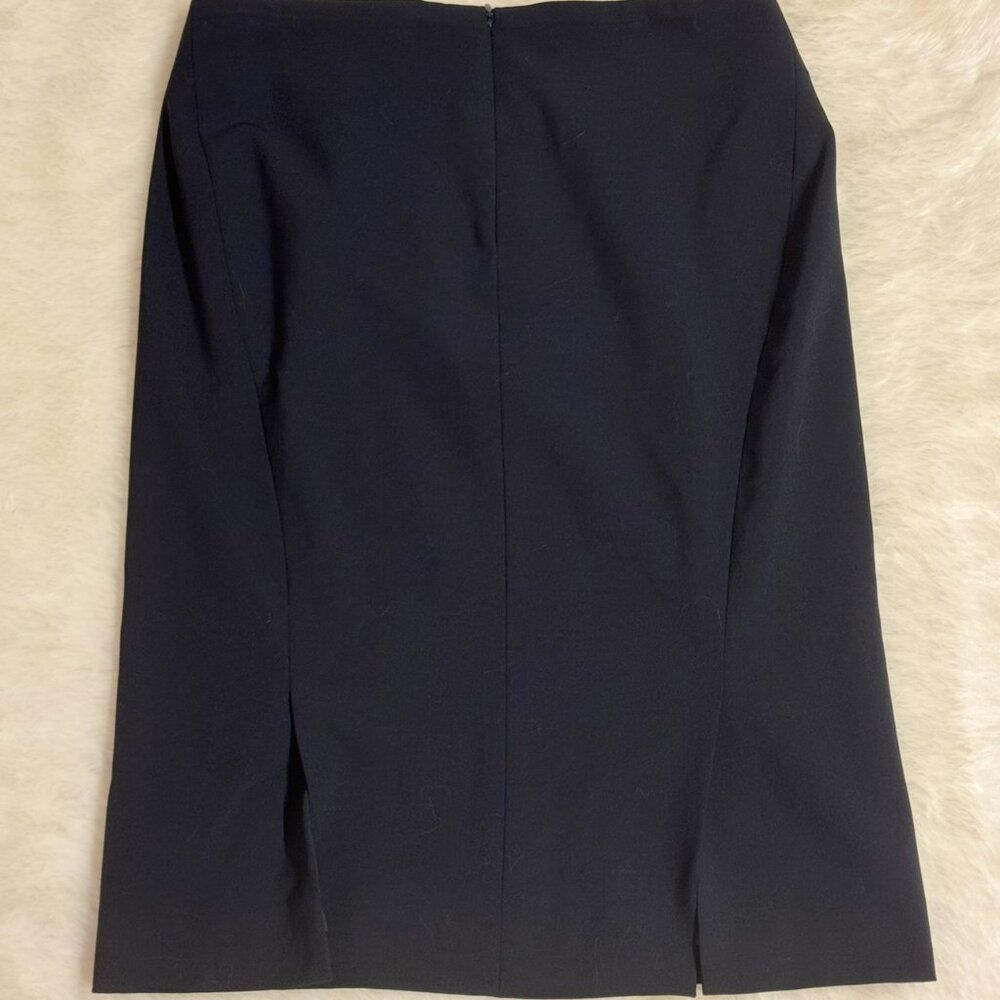 Theory Golda 2 Urban Pencil Skirt ❣️ Navy Blue, Size 0 - Picture 4 of 9